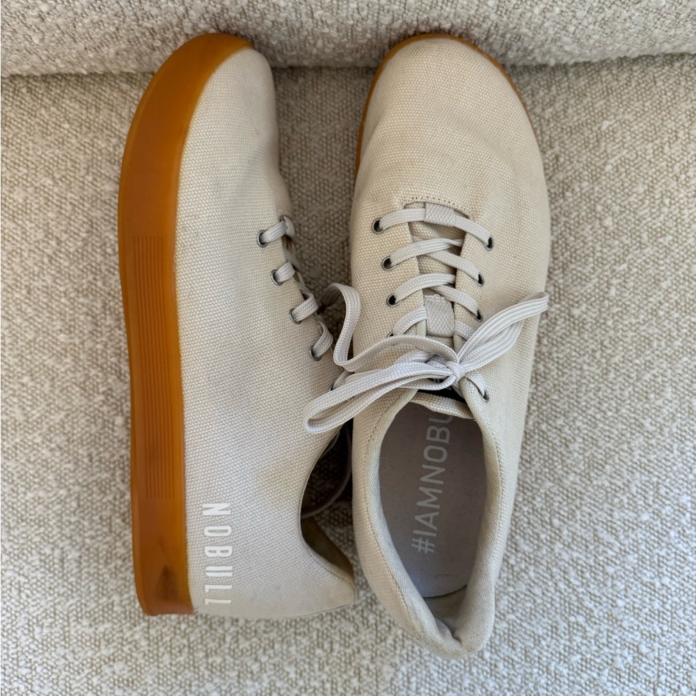 Nobull Men's Cream Sneakers